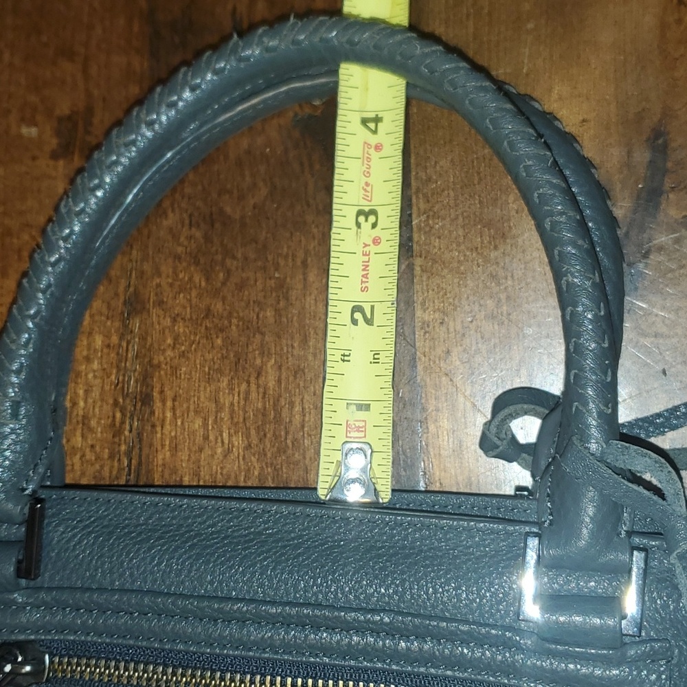 Rebecca Minkoff brand - 100% Leather - Grey handbag. - Picture 13 of 16